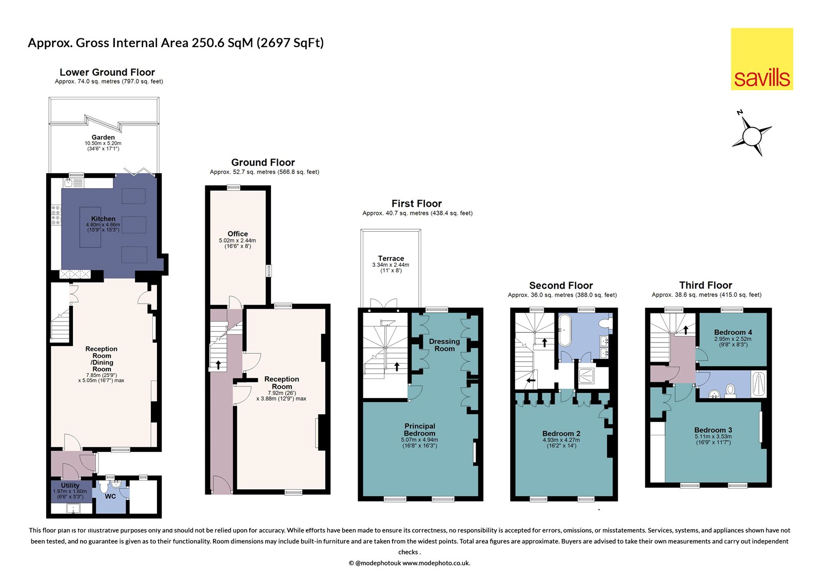 34, Mornington Terrace, London floorplan