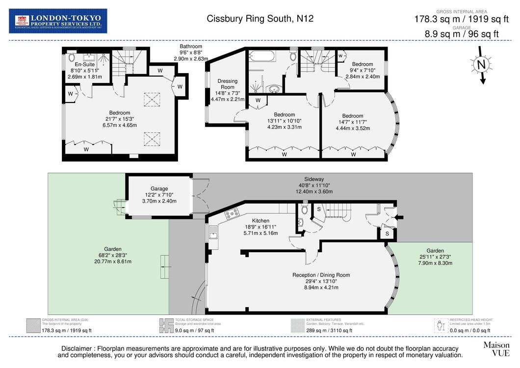 3, Cissbury Ring South, London floorplan