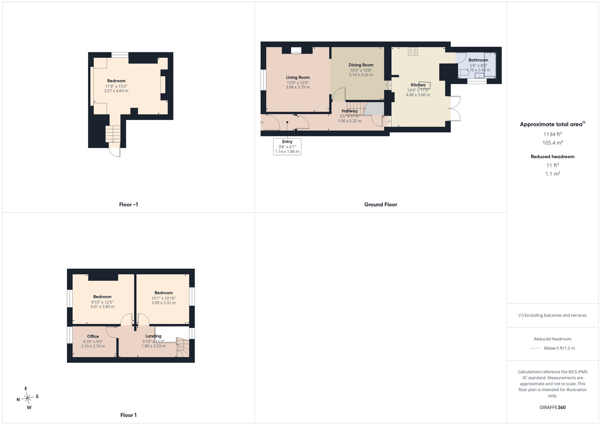 3 Duke Street, Cheltenham floorplan
