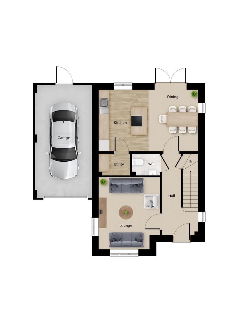 Chestnut, Dalby Gate, Station Lane, Melton Mowbray floorplan