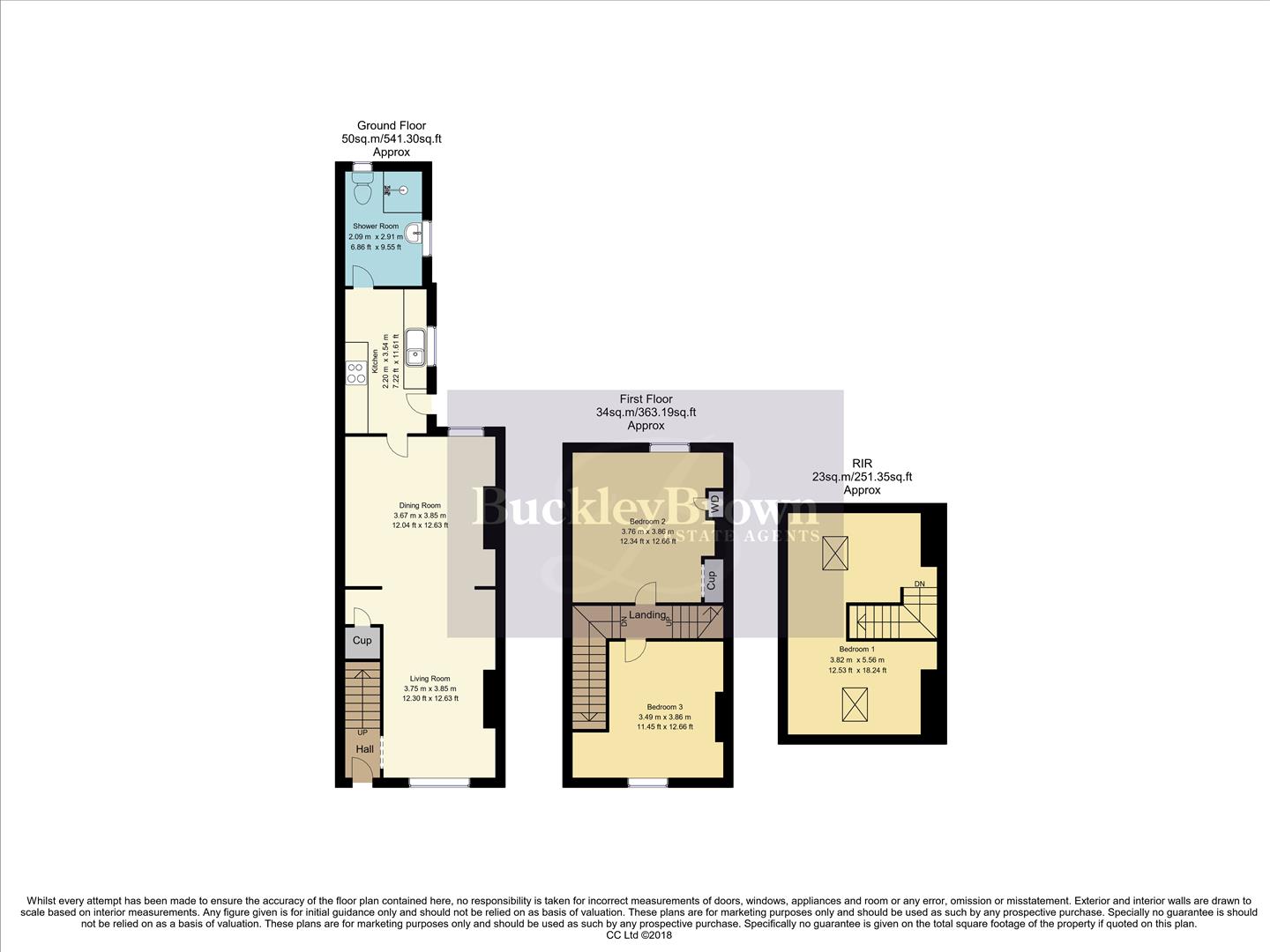 54, Mayfield Street, Nottingham floorplan