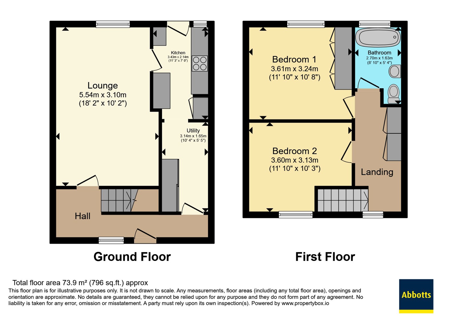 80, Waldegrave, Essex floorplan