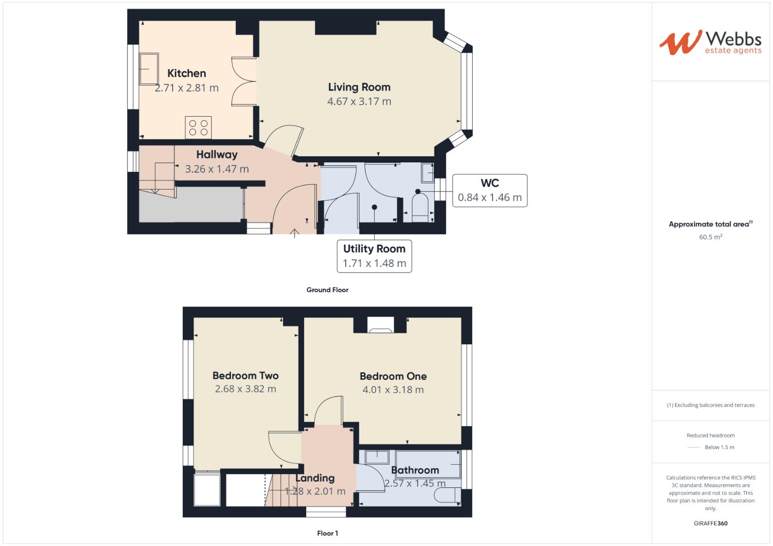55, Lancaster Place, Walsall floorplan