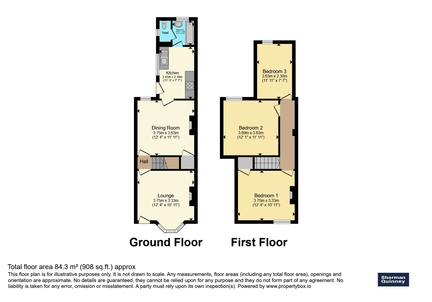 84, Percival Street, Peterborough floorplan