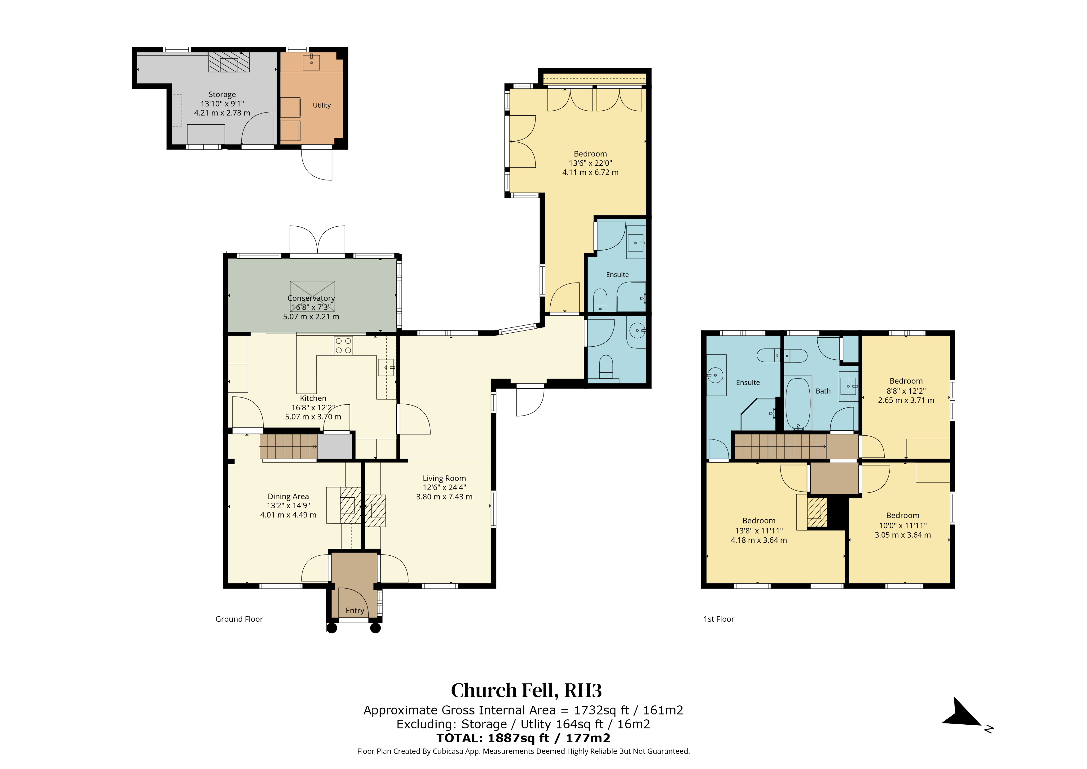 Church Fell,, Brockham Green, Betchworth floorplan