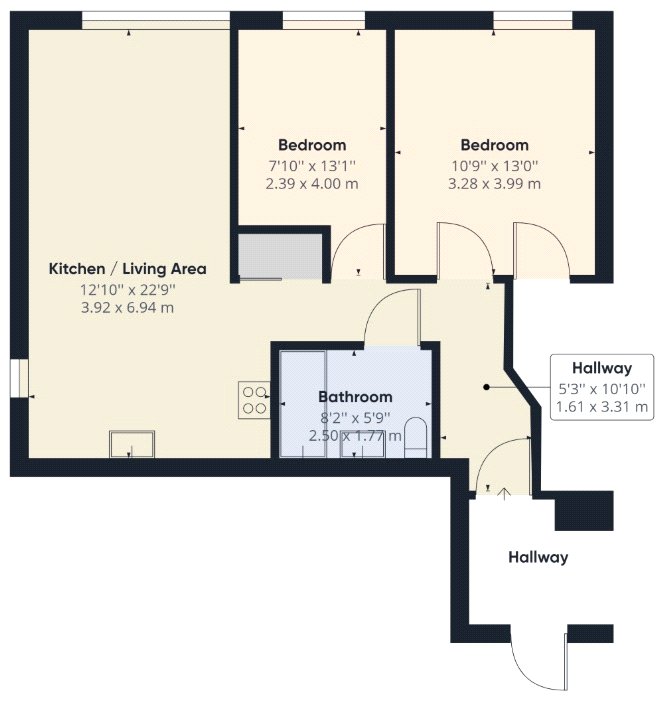 North Central, Manchester floorplan