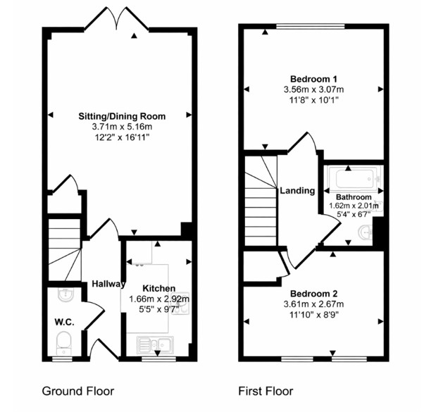 18, Old Bakery Close, Blandford Forum floorplan