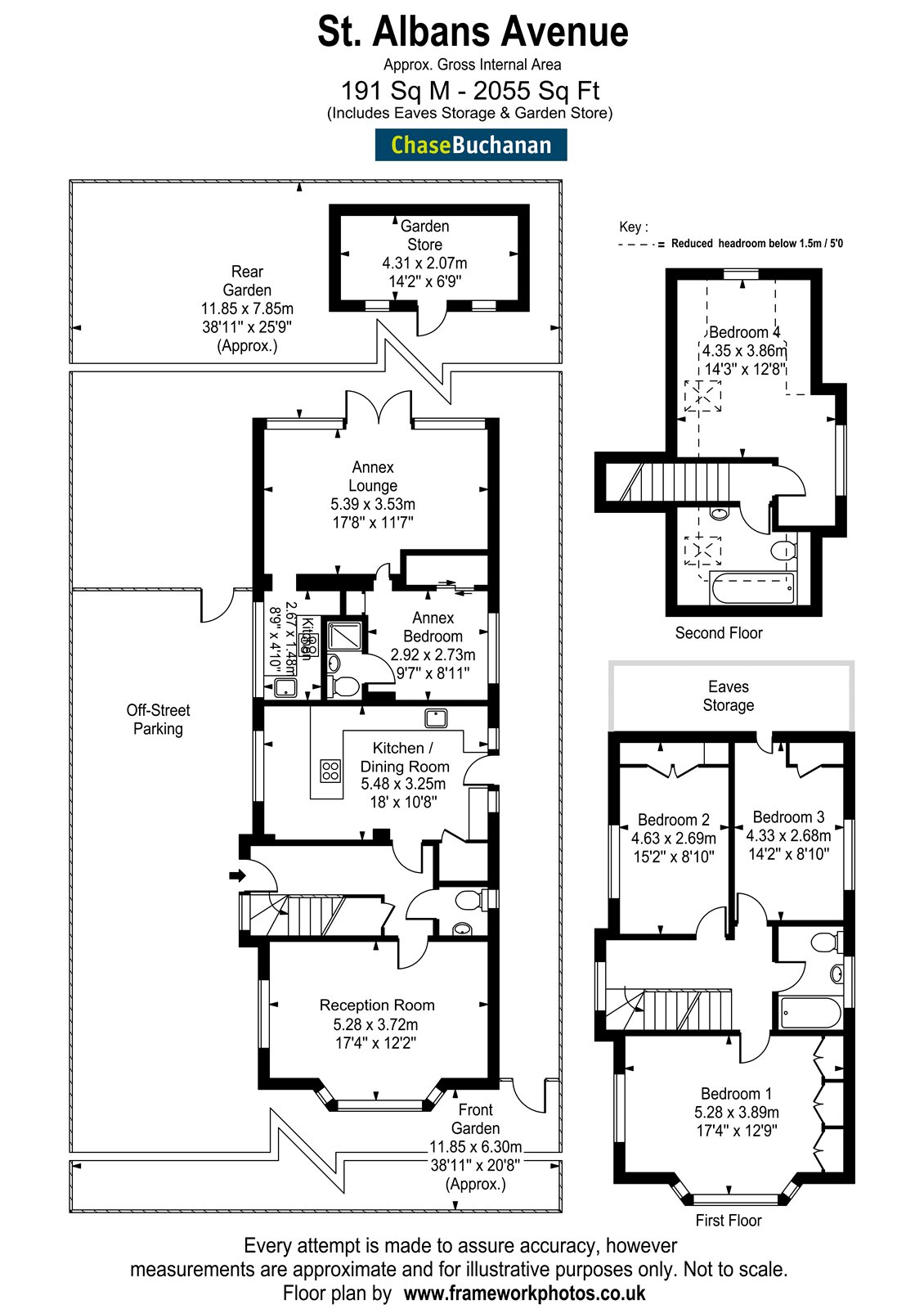 2, St. Albans Avenue, Feltham floorplan