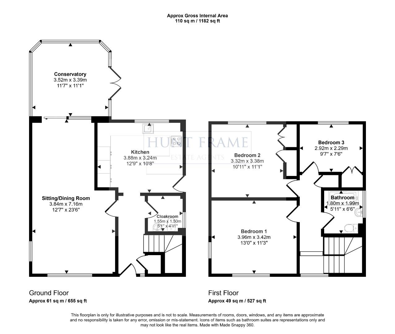 17, Melvill Lane, Eastbourne floorplan