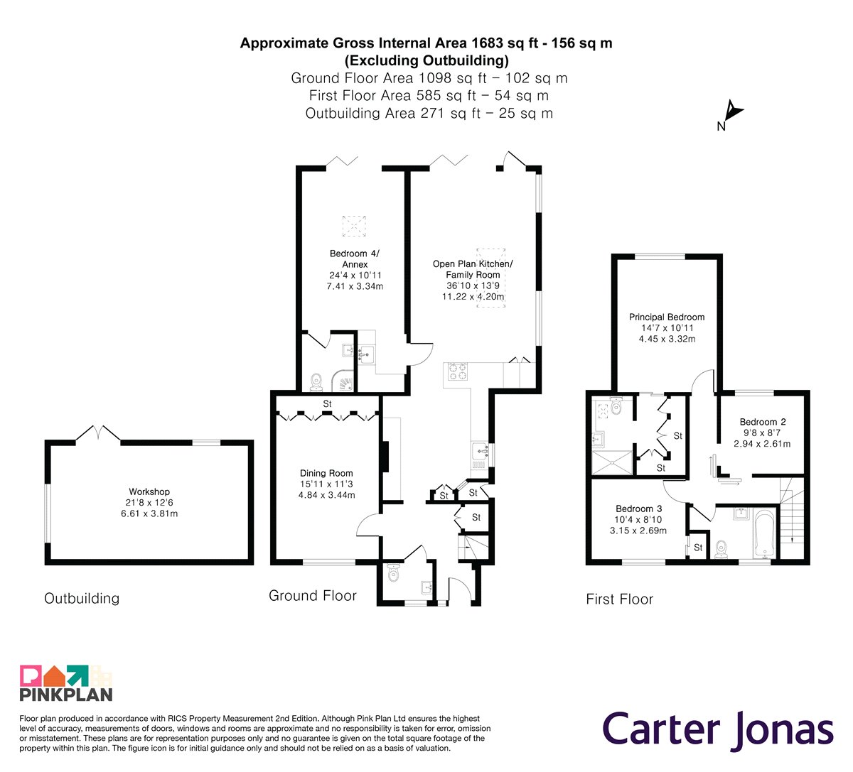 47, Ward Road, Cambridge floorplan