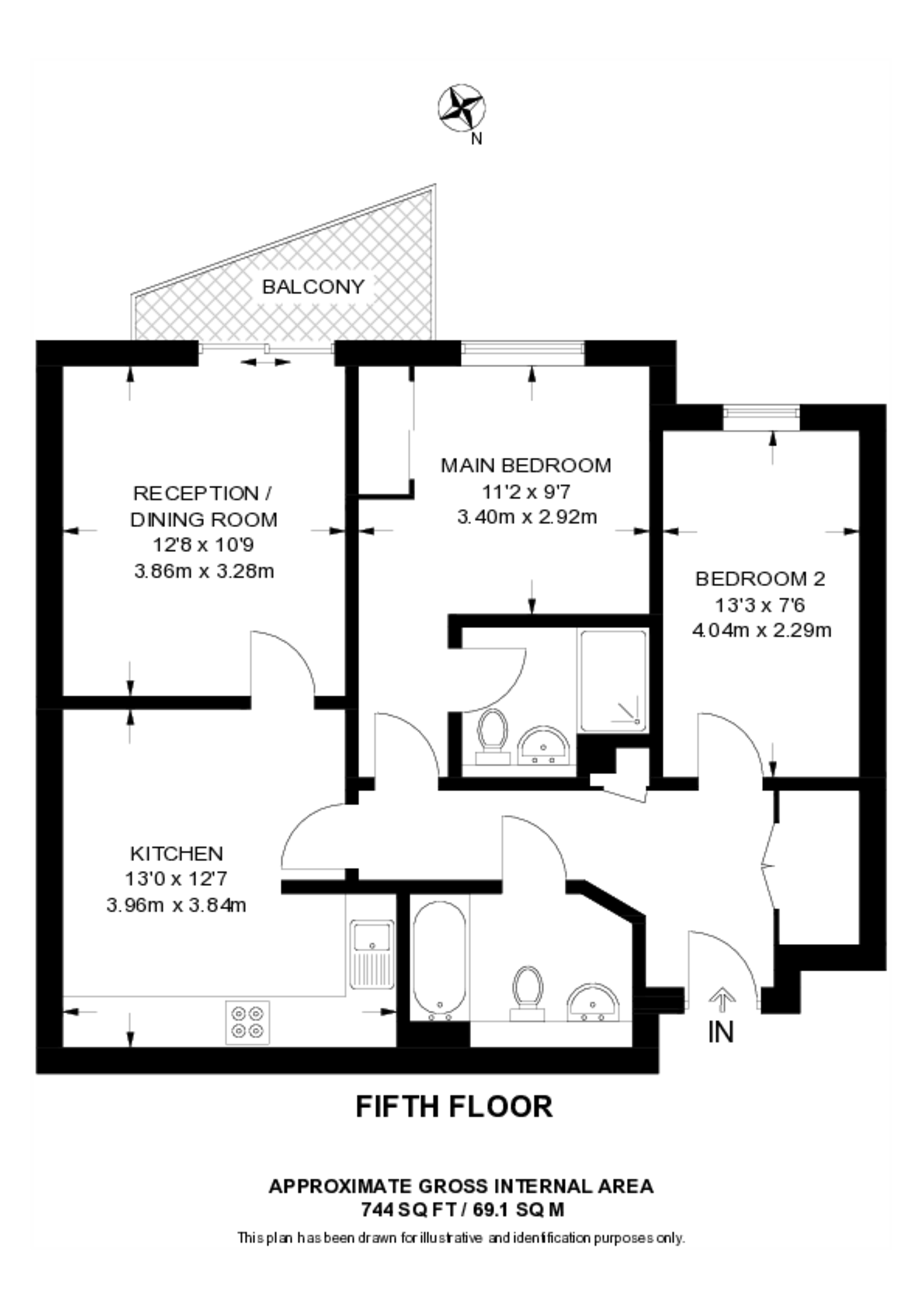 St George Wharf, Nine Elms floorplan