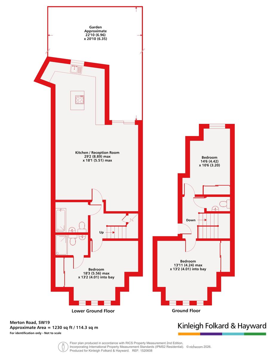 Flat 2,, Bonsor House, Wimbledon floorplan