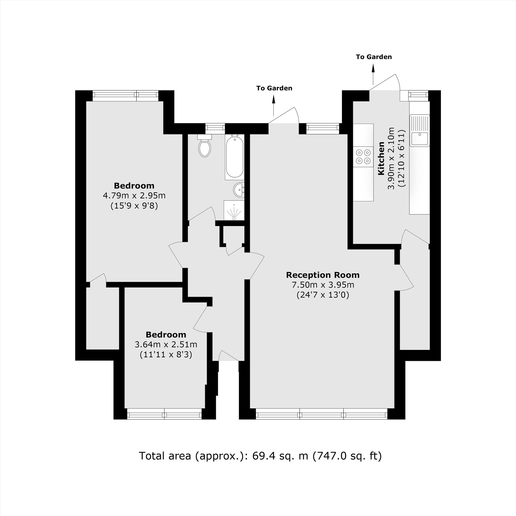 Manor Road, Twickenham floorplan