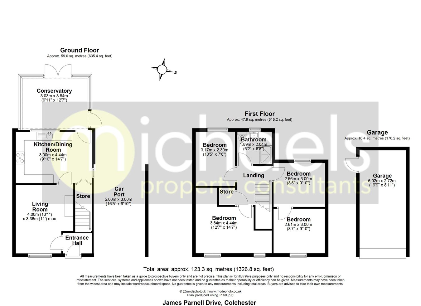 3, James Parnell Drive, Colchester floorplan