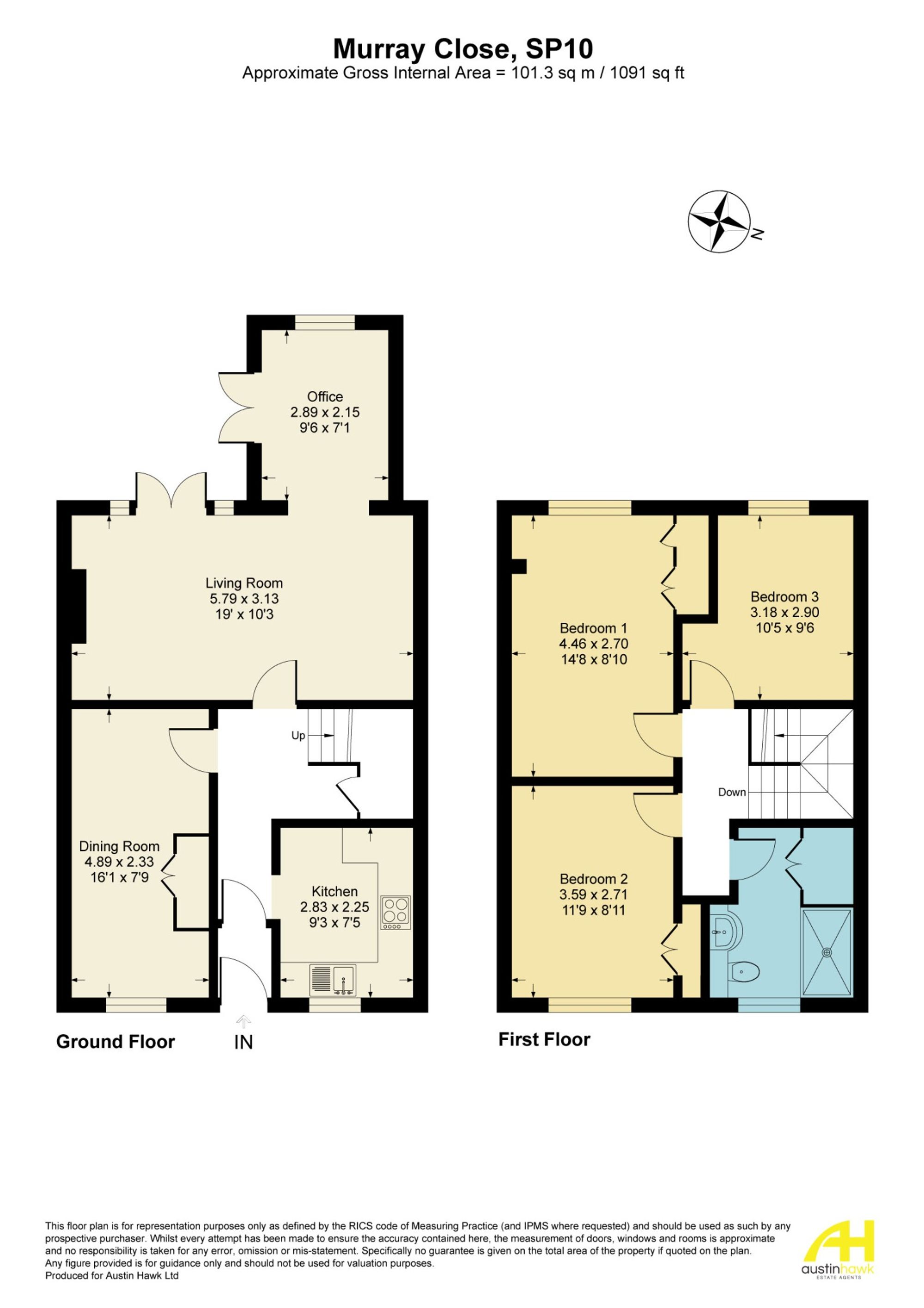 6, Murray Close, Andover floorplan