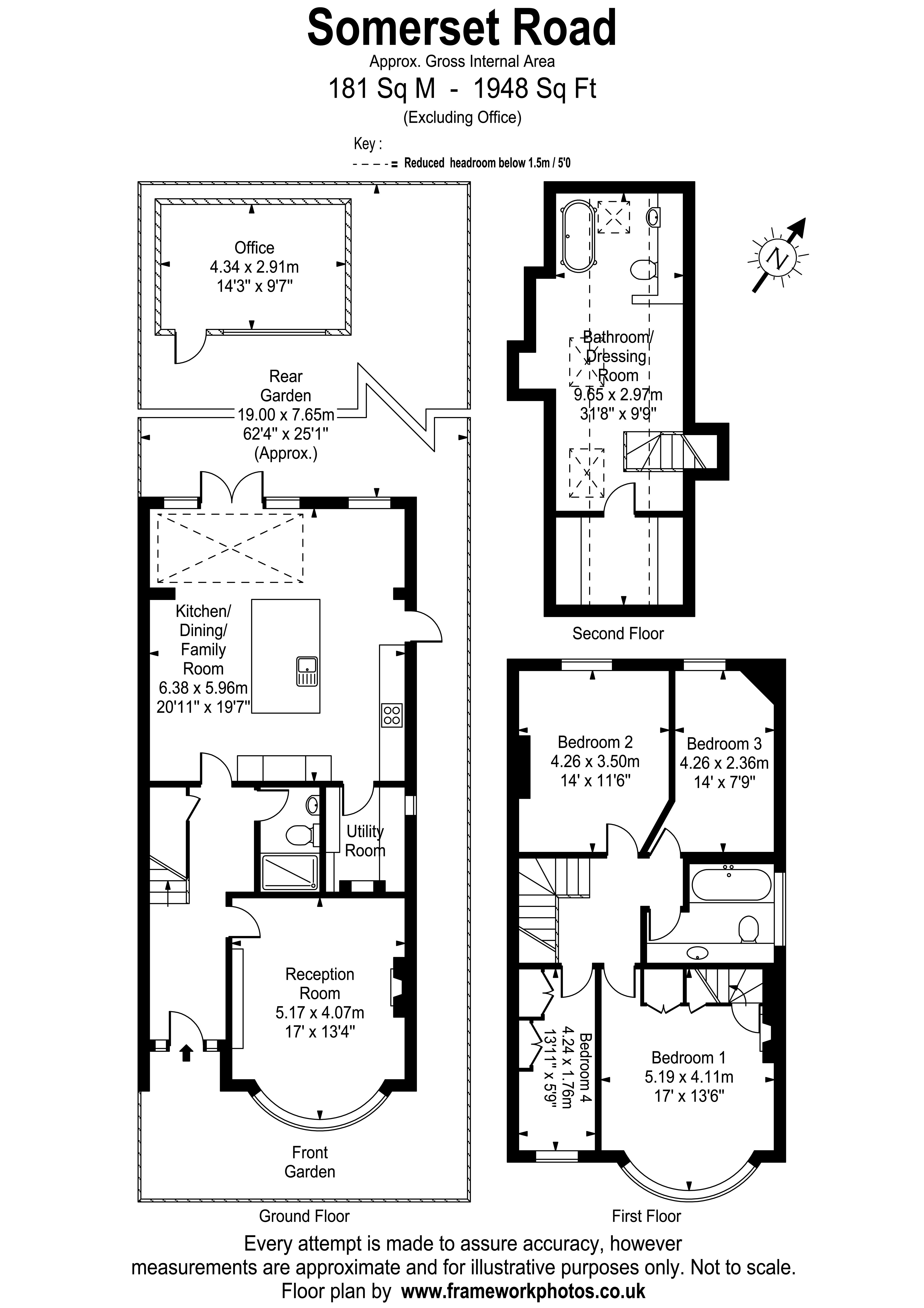 33, Somerset Road, Brentford floorplan