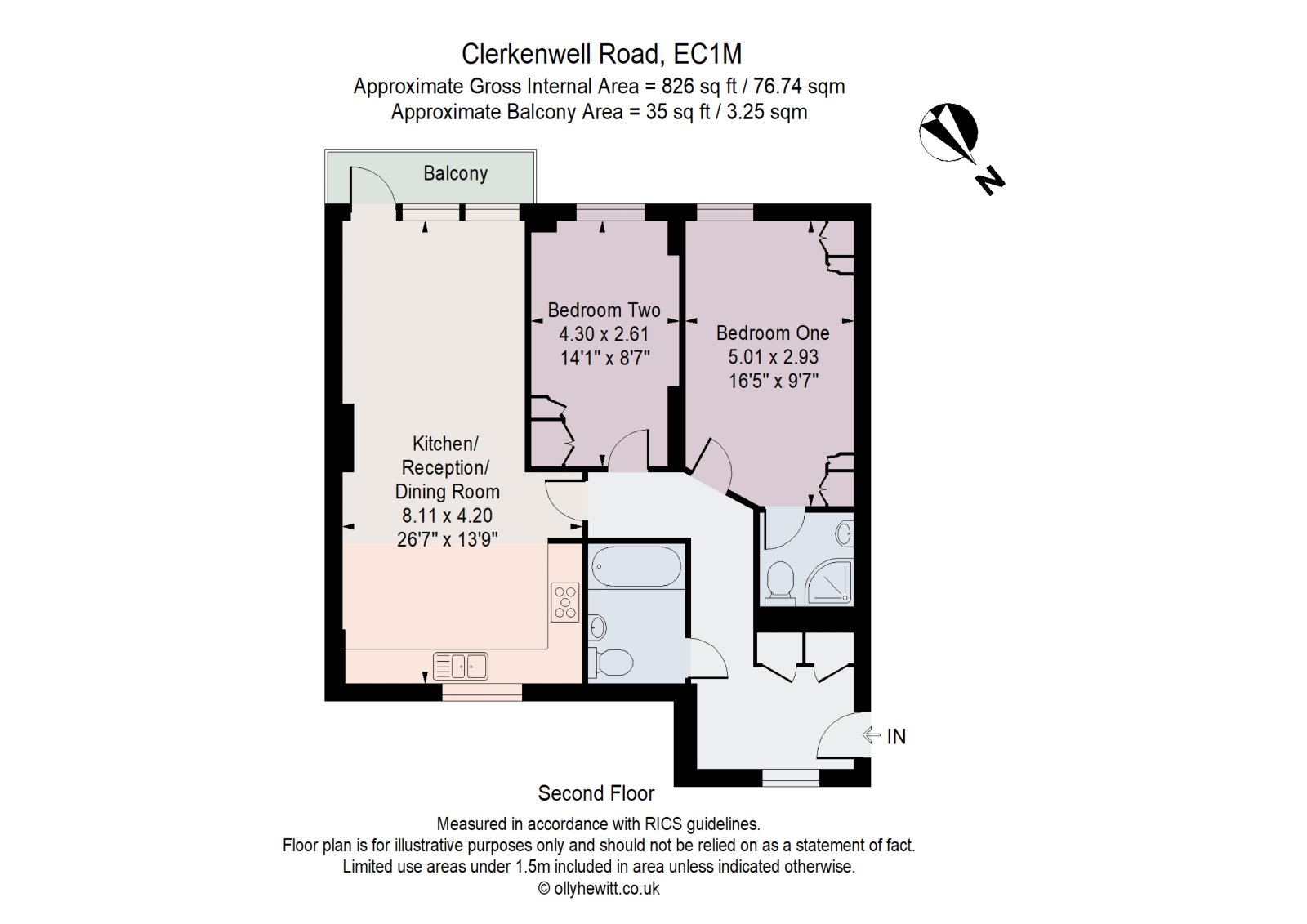 Clerkenwell Road, London floorplan