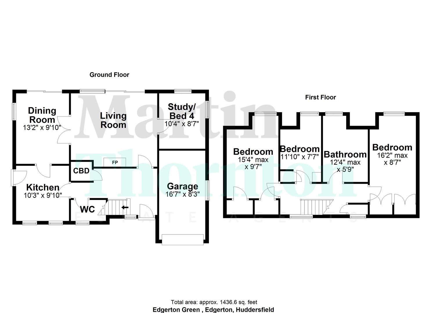 2, Edgerton Green, Huddersfield floorplan