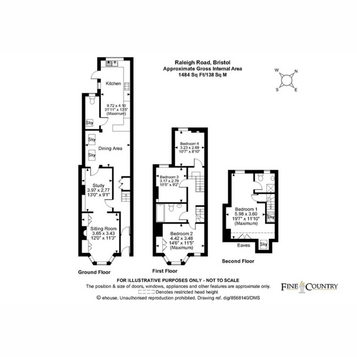 84, Raleigh Road, Southville, Bristol floorplan