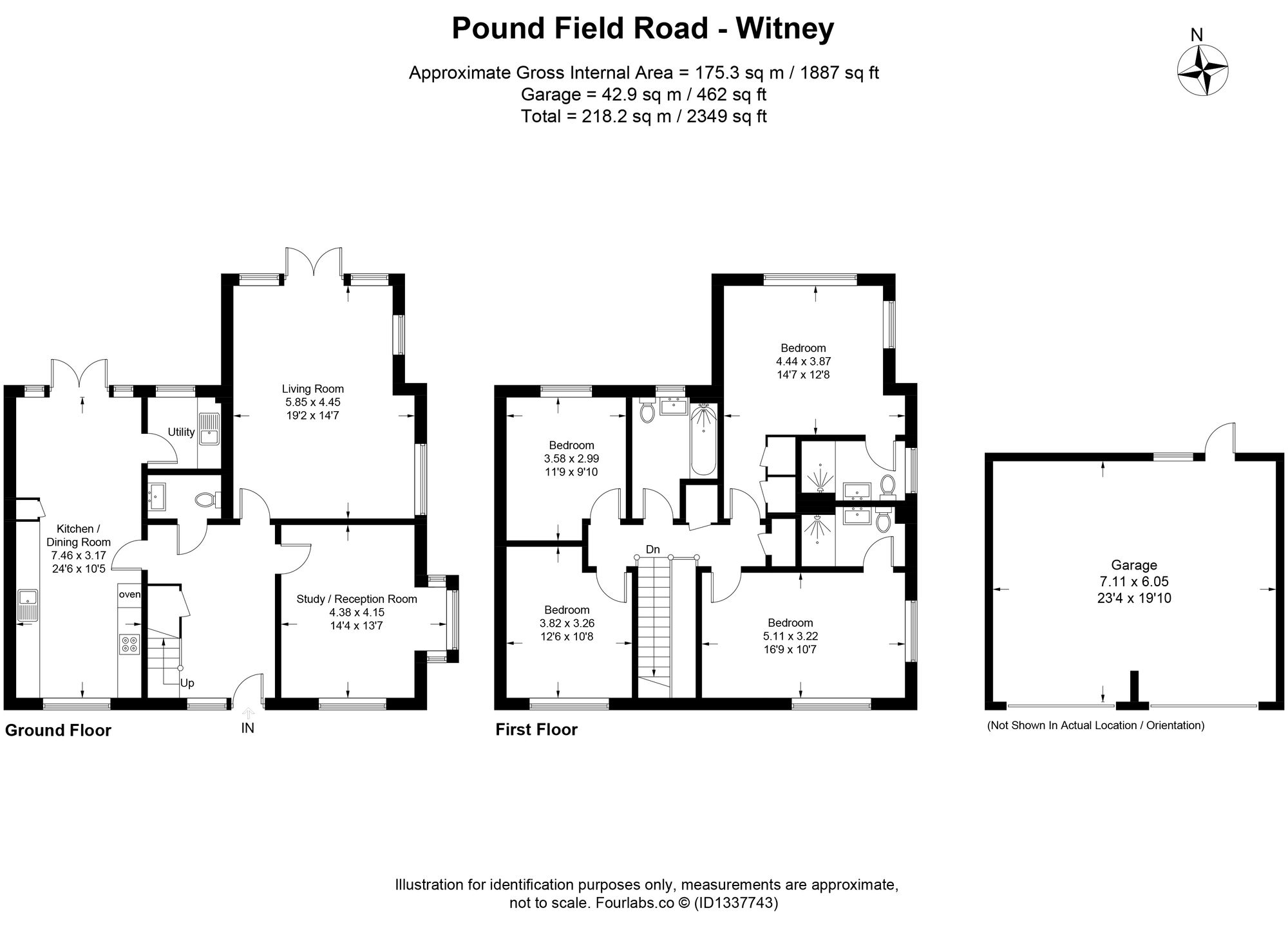 14 Pound Field Road, Bampton floorplan