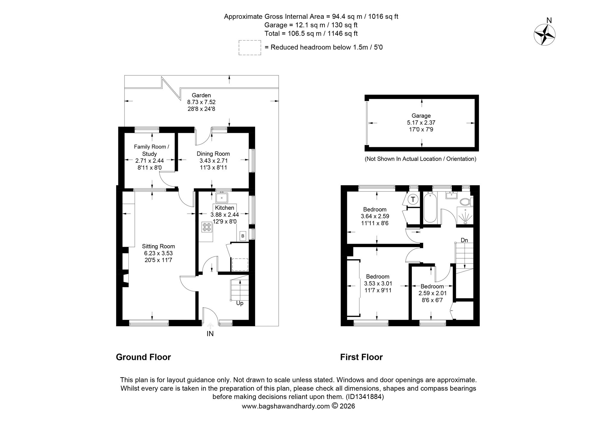 45 Heskett Park, Tunbridge Wells floorplan