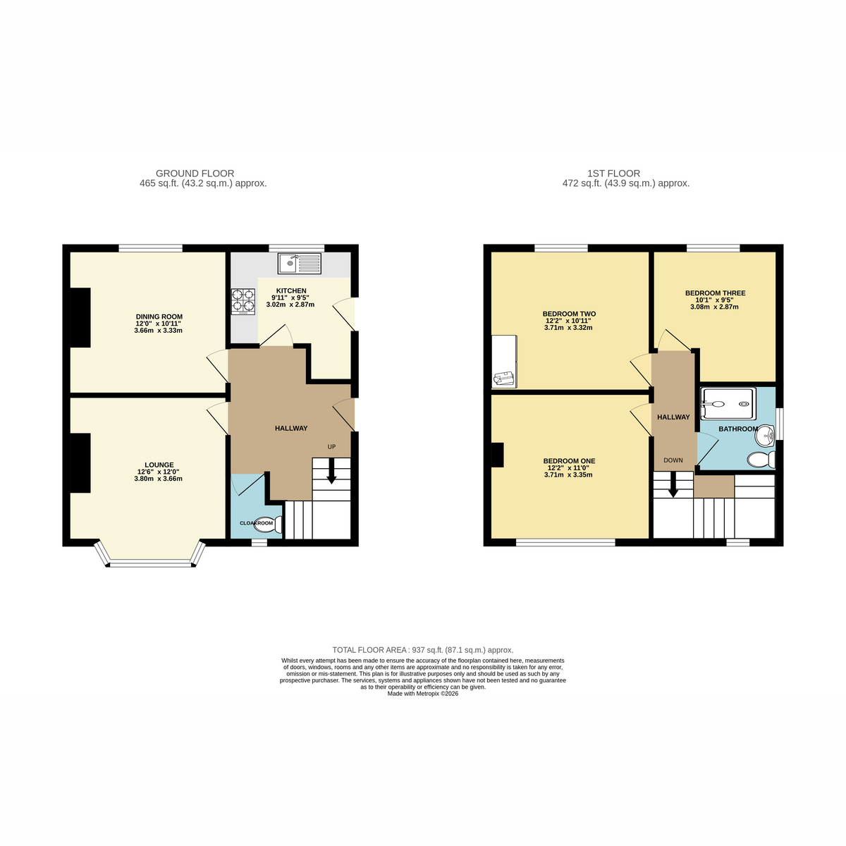 Larksfield Avenue, Bournemouth floorplan