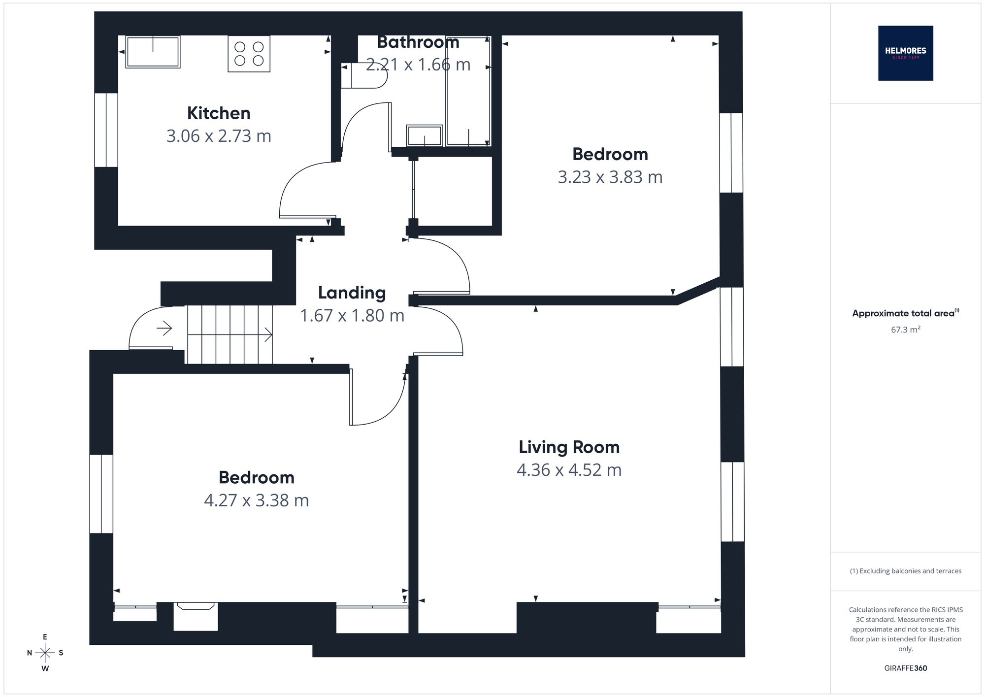 117, High Street, Crediton, EX17 floorplan