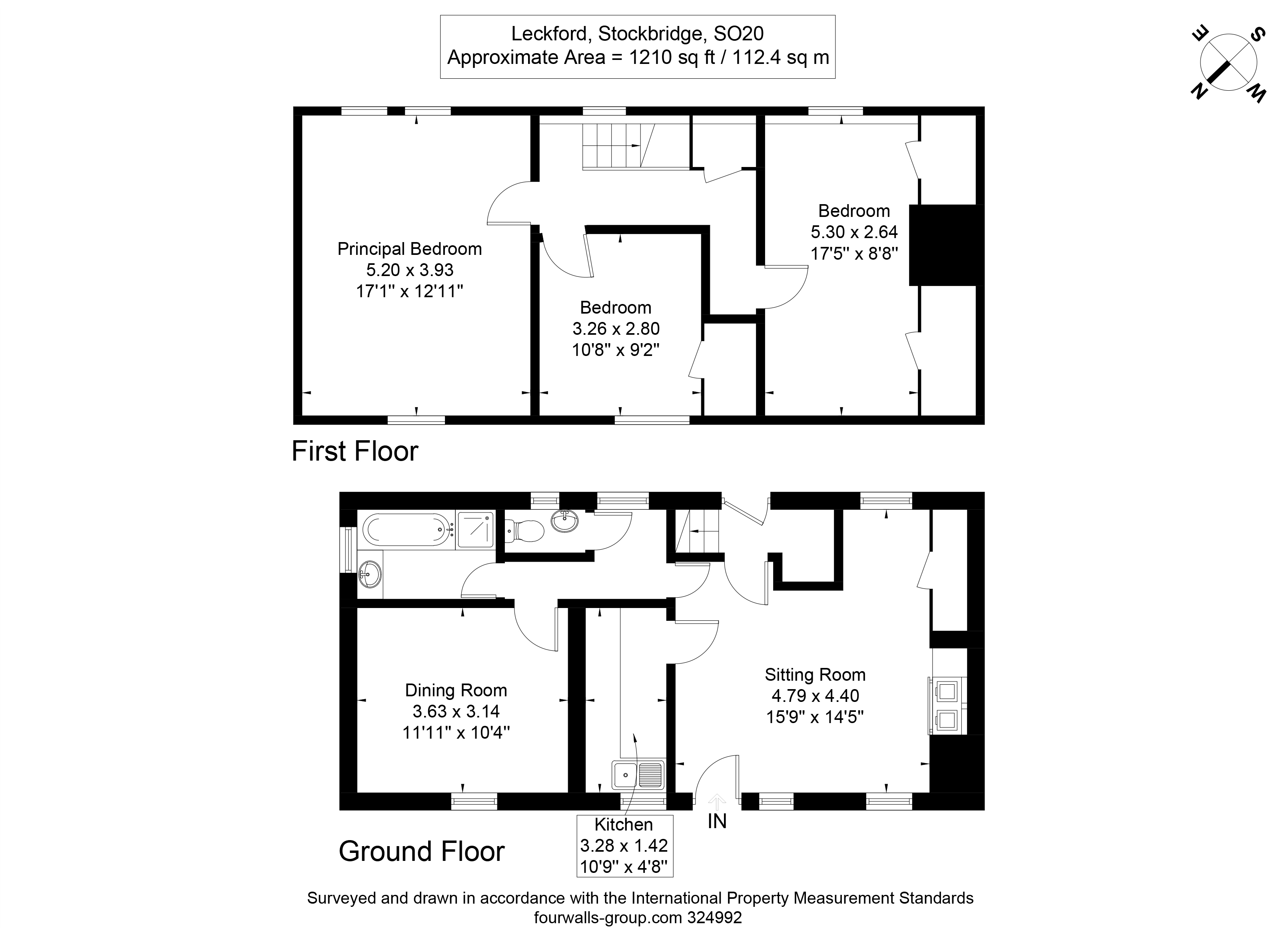 Leckford, Hampshire SO20, 3 bedroom semidetached house for sale