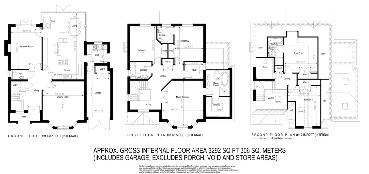 5 Bedrooms Detached house for sale in Woking, Surrey GU22