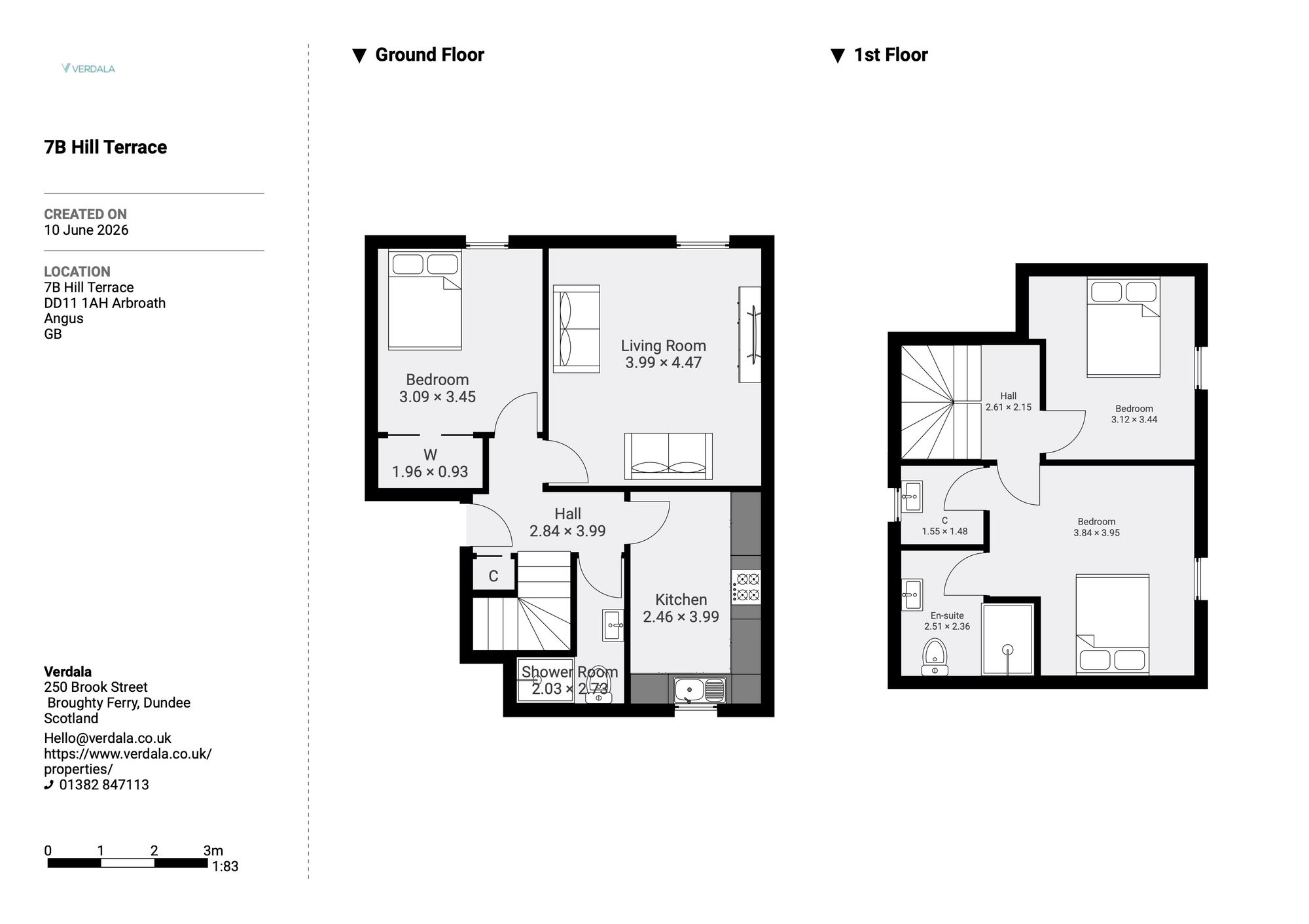 7b Hill Terrace, Arbroath floorplan