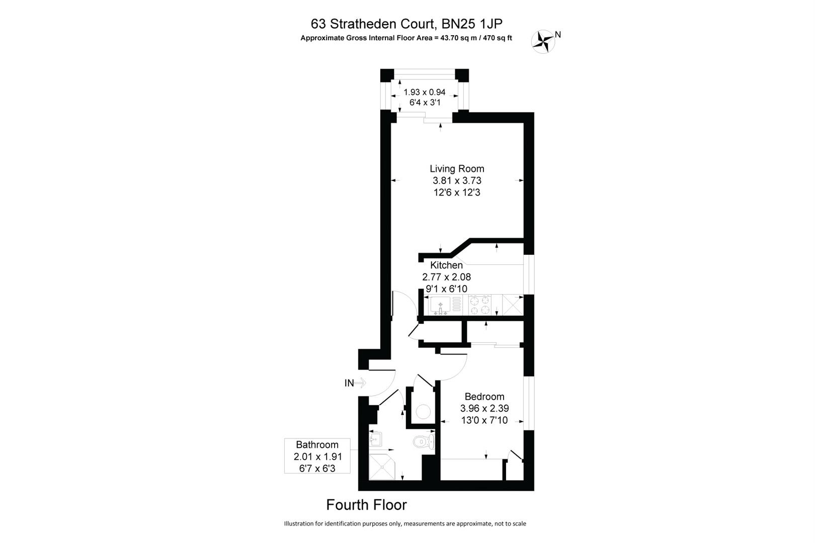 63 Stratheden Court, Esplanade, Seaford floorplan