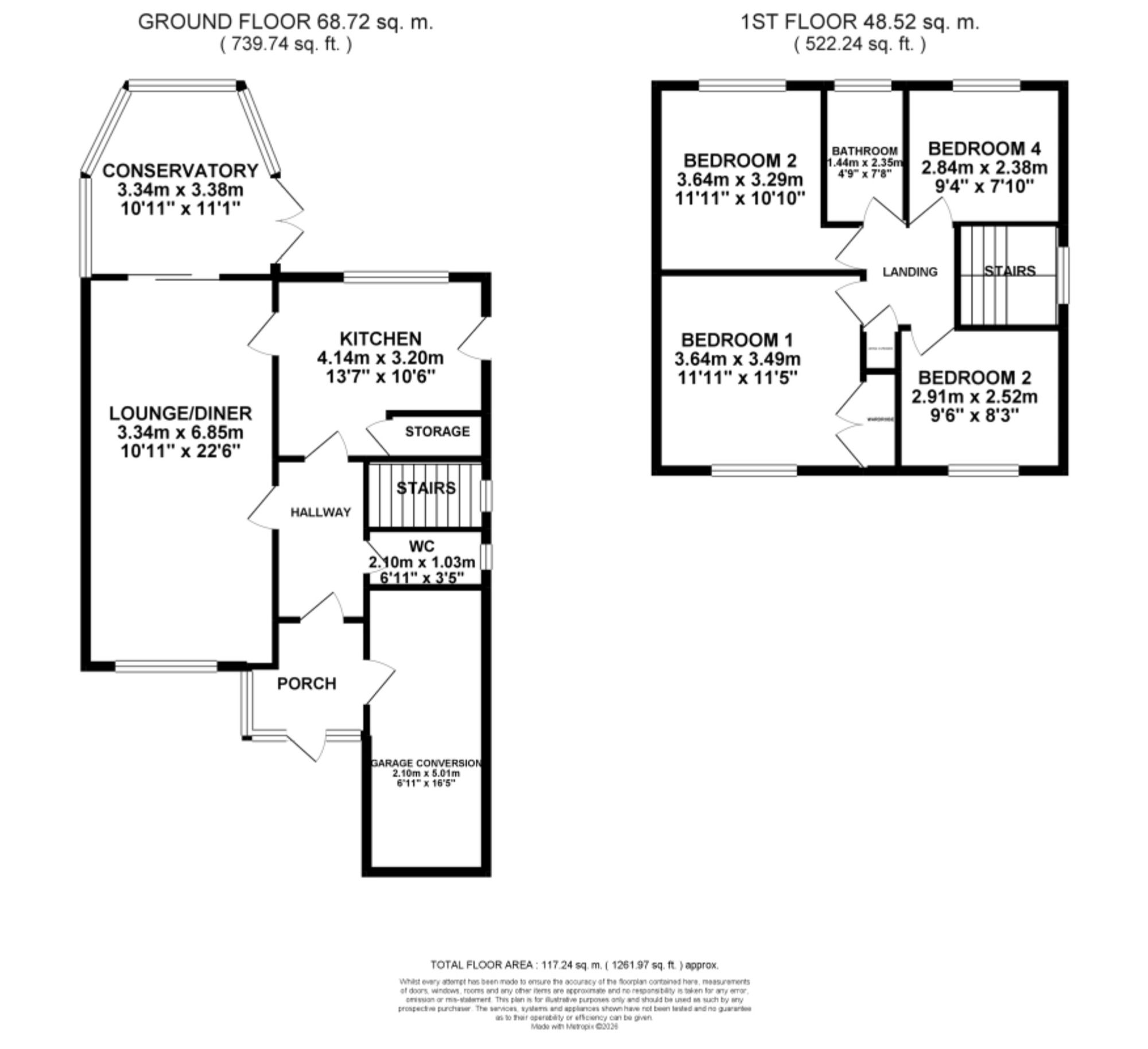 3 Wedgwood Road, Stoke-On-Trent floorplan