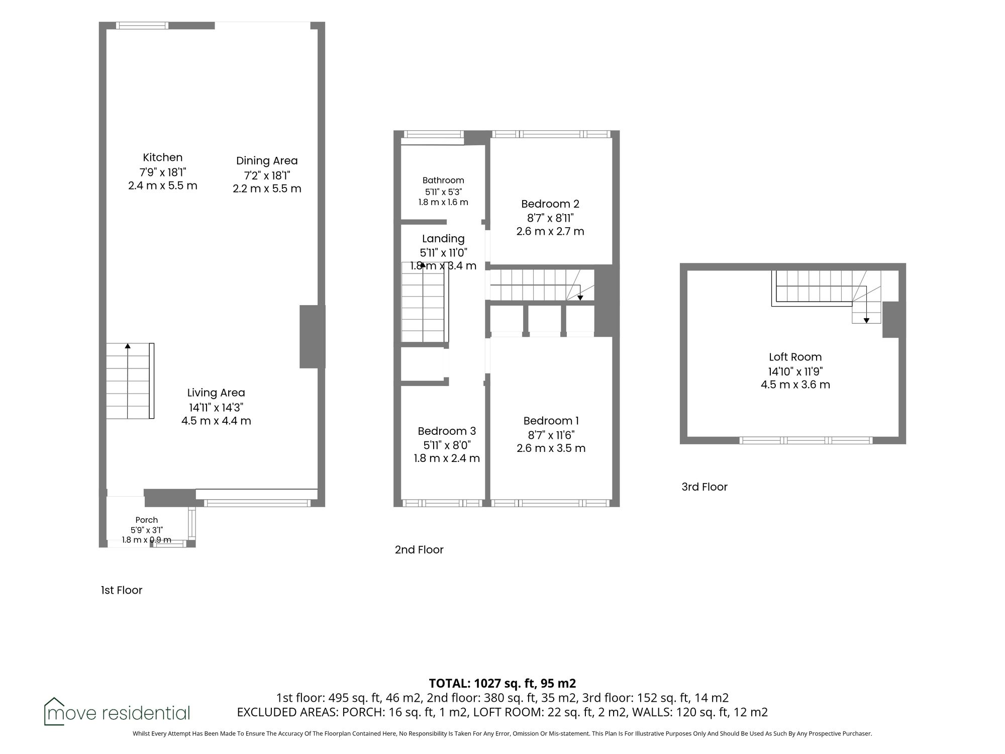 91 Scafell Walk, Liverpool floorplan