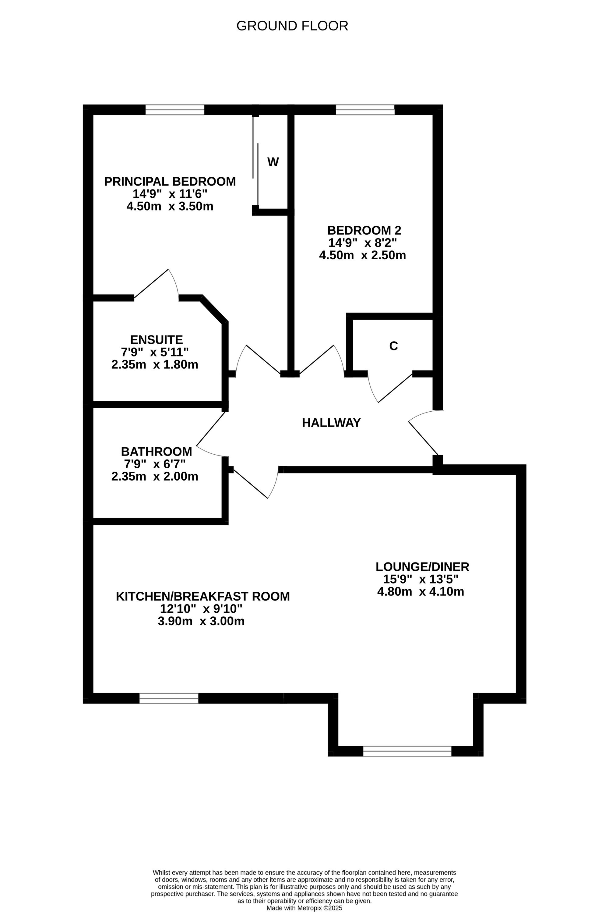 14 Cedar Court, Auchterarder floorplan