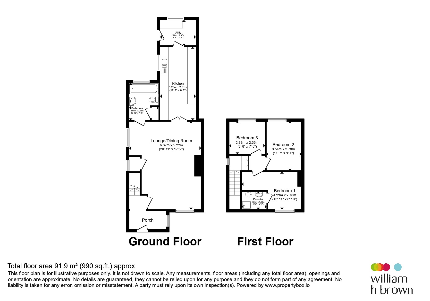 62, Parsons Lane, Ely floorplan