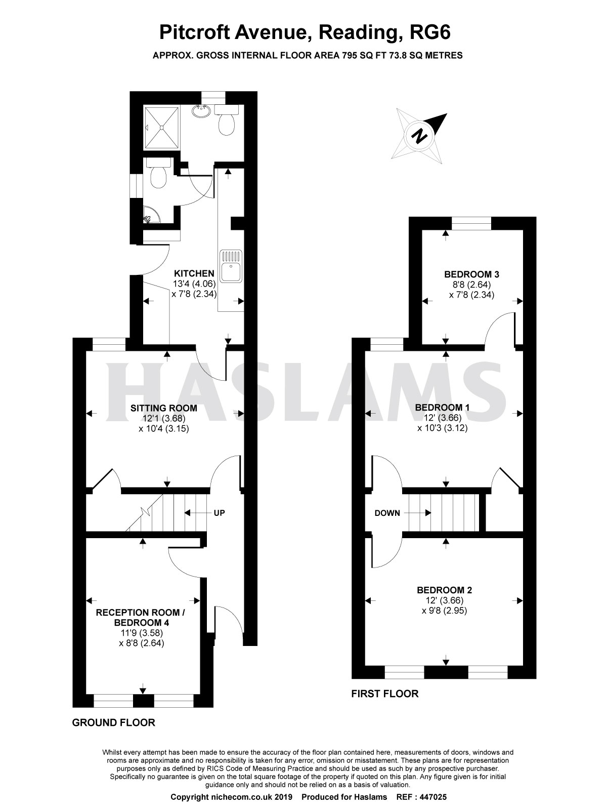 4 Bedrooms Terraced house for sale in Pitcroft Avenue, Reading RG6