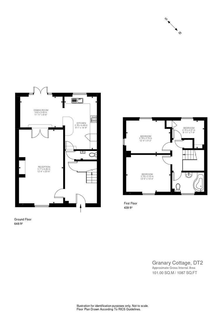 Granary Cottage, Granary Cottage, Piddletrenthide floorplan