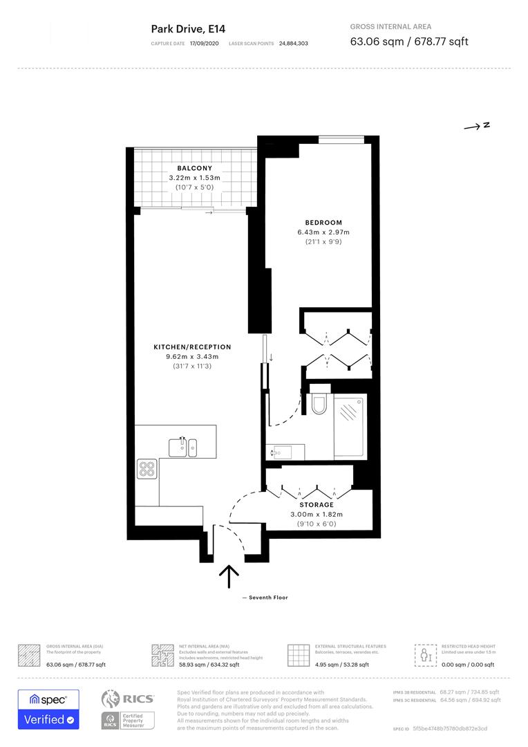 10 Park Drive, London floorplan