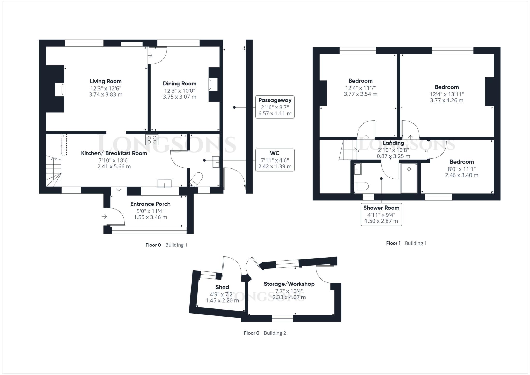 Honeysuckle Cottage, Chequers Lane, Thetford floorplan