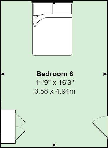 Room 6, 34, Bryngwyn Road, Newport floorplan