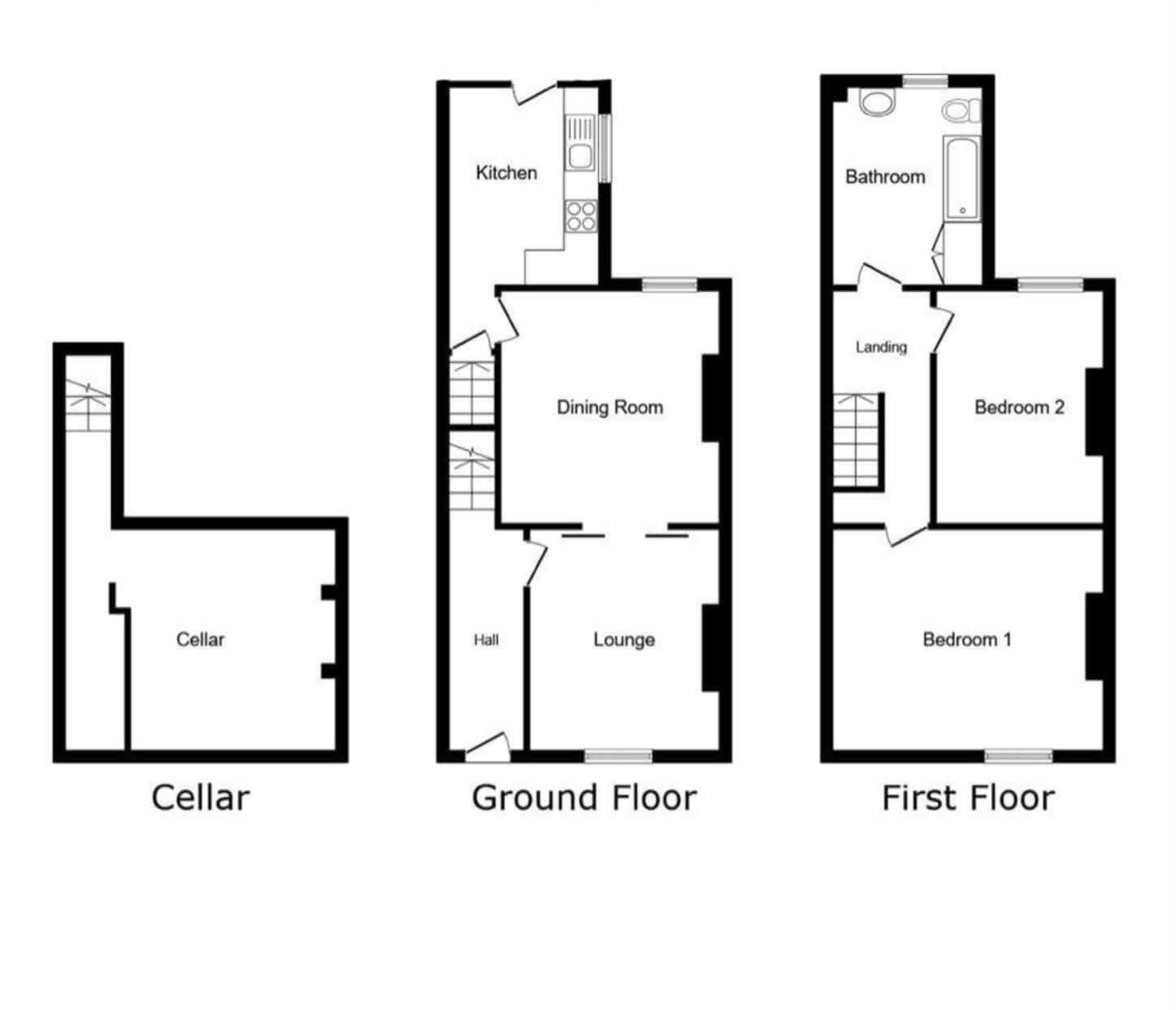 63, Shadyside, Doncaster floorplan