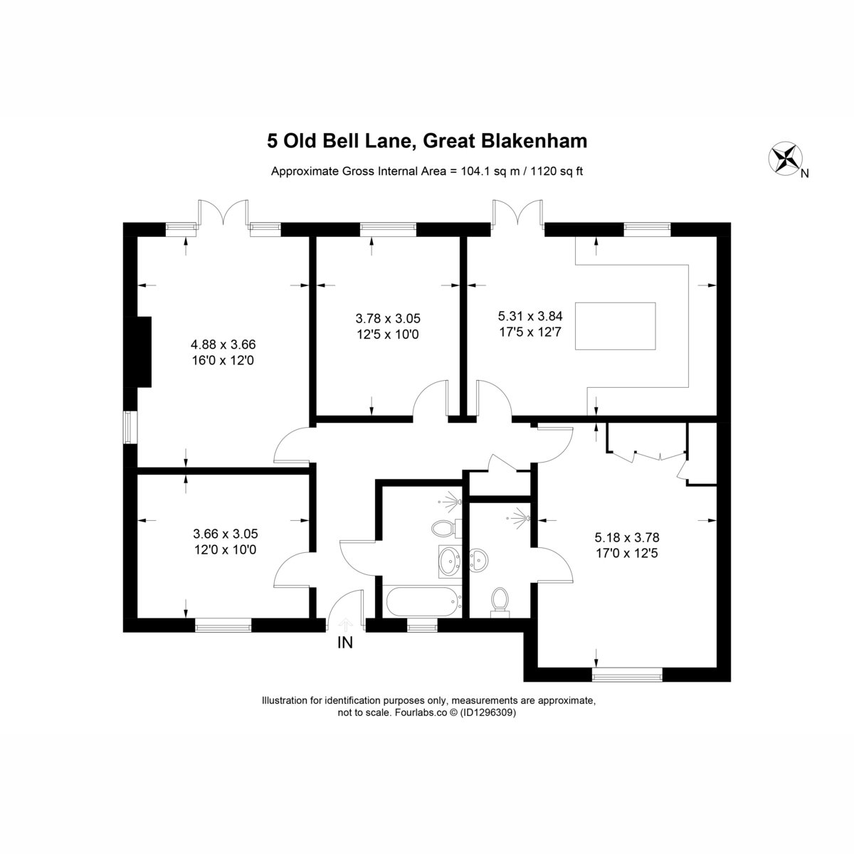 5, Old Bell Lane, Ipswich floorplan