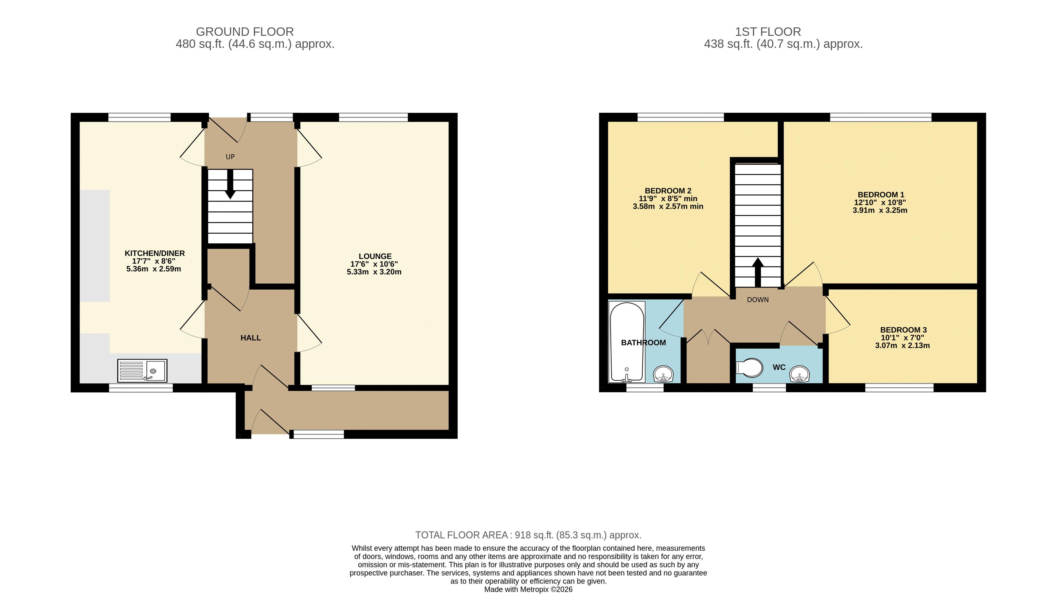 30, Staverton Crescent, Lincoln floorplan