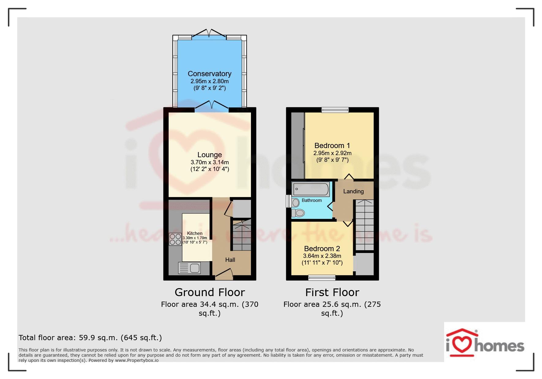 9, Orchard Close, Walsall floorplan