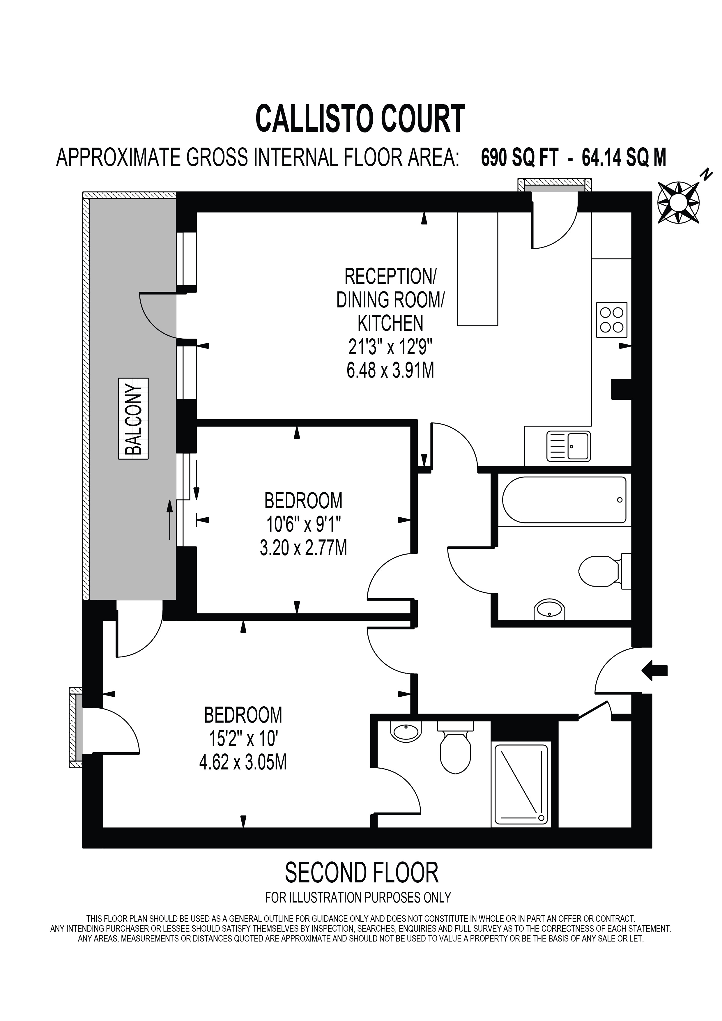 Hammersley Road, London floorplan
