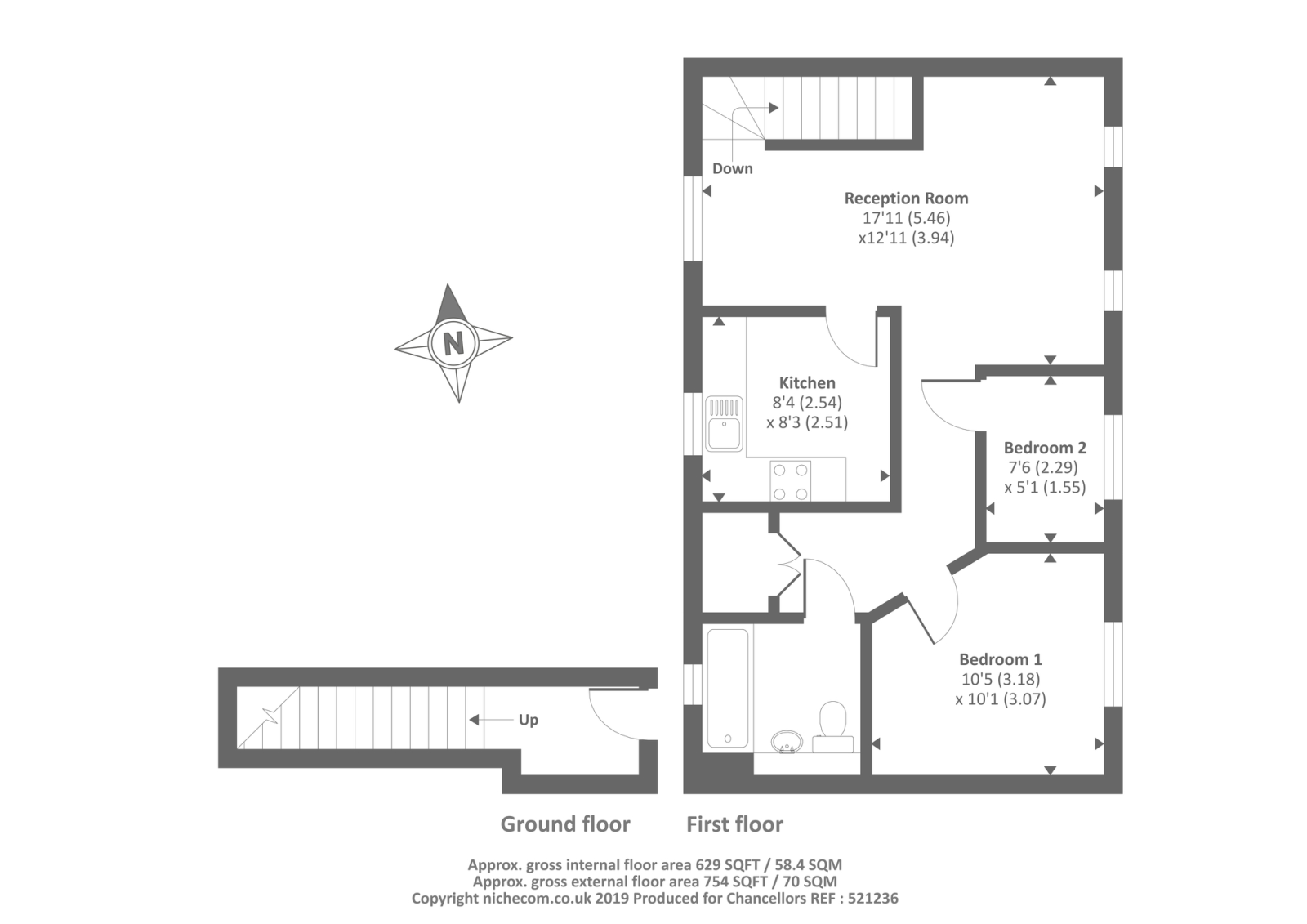 17, Woodford Way, Witney floorplan