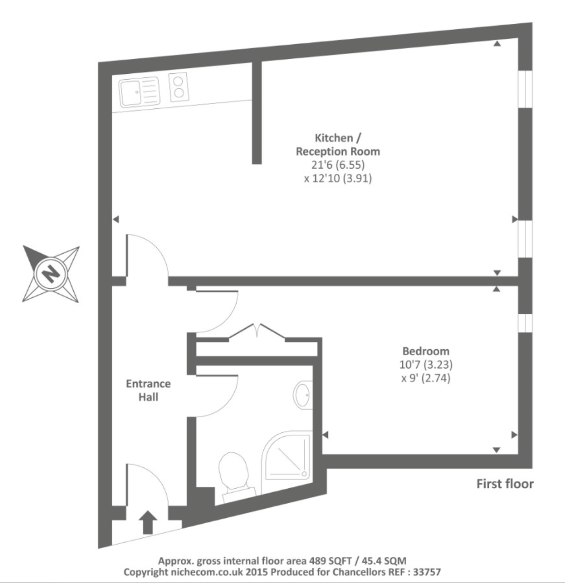 Flat 4 Flagstones, 5, Granville Place, Aylesbury floorplan