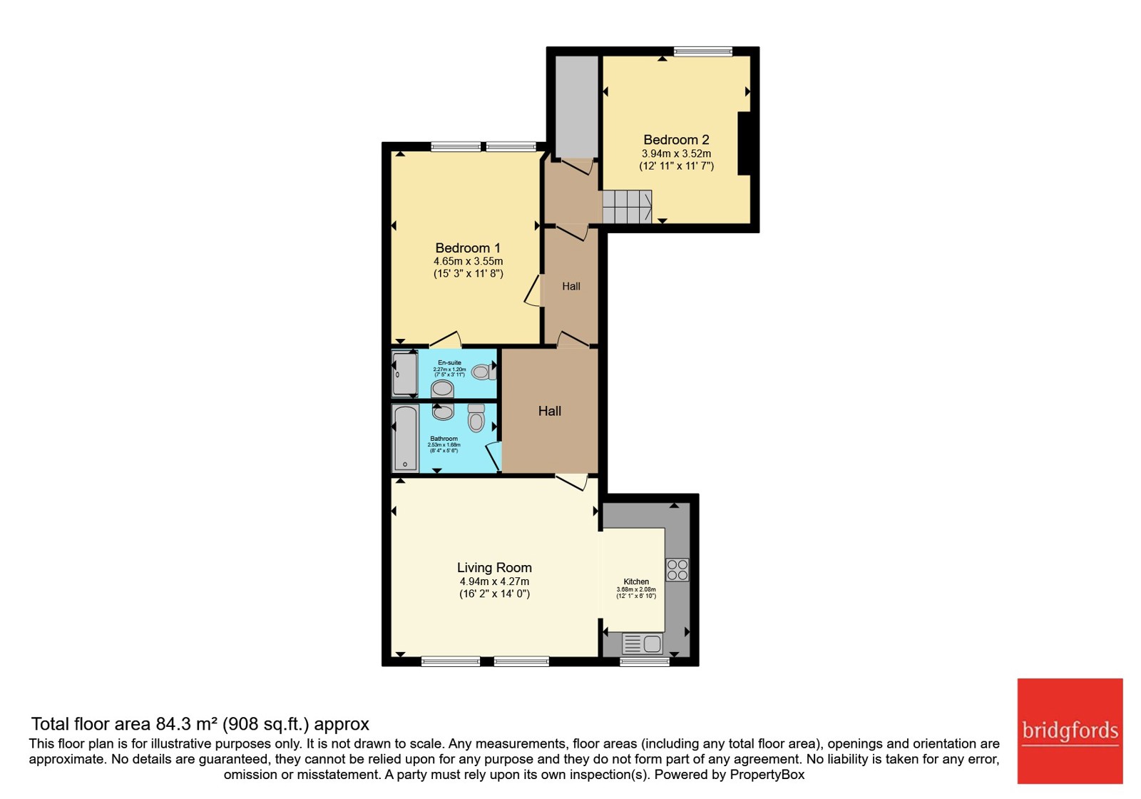 Flat 4, 66, Acres Lane, Greater Manchester floorplan