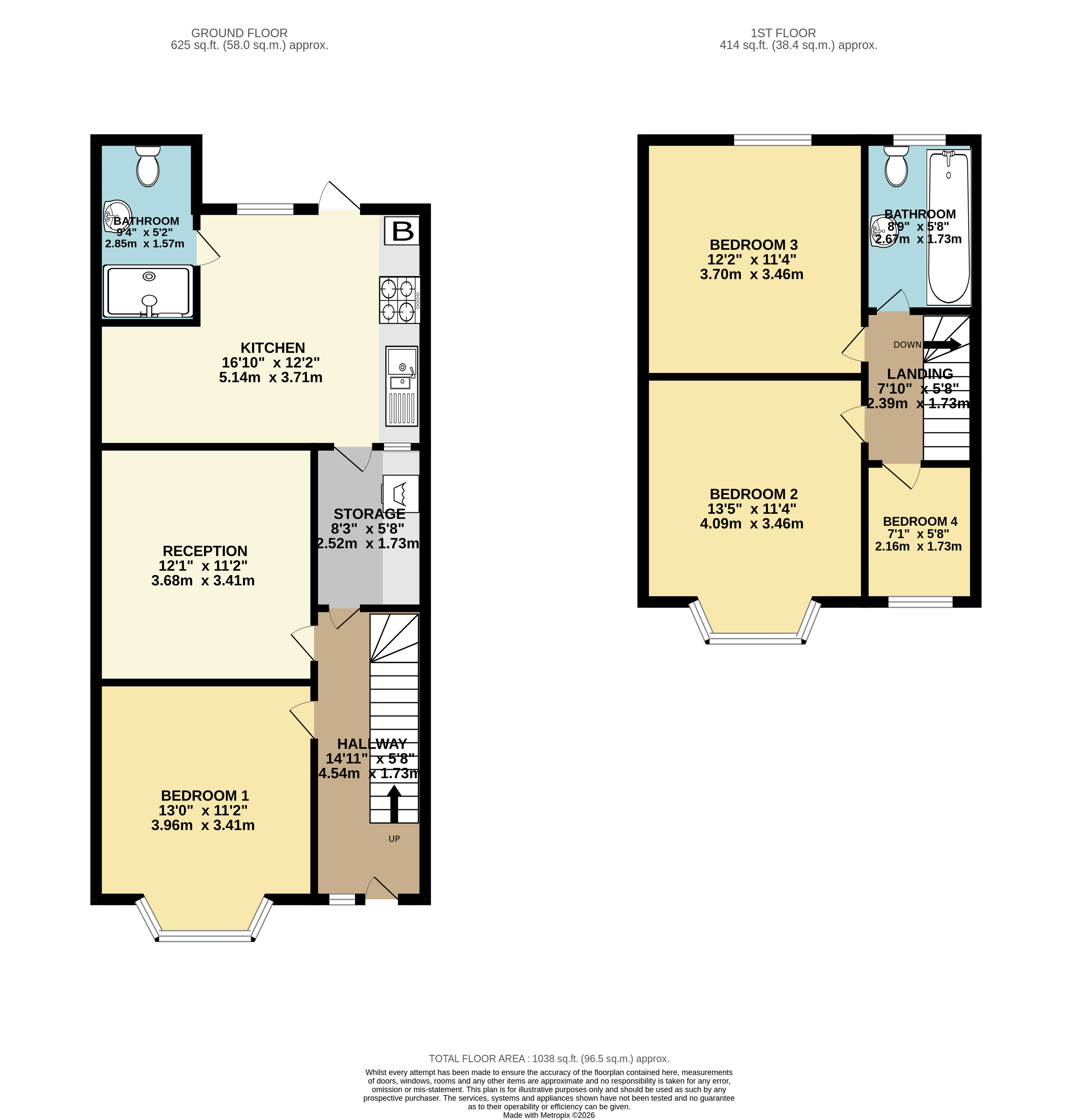 48, Clifford Road, Hounslow floorplan