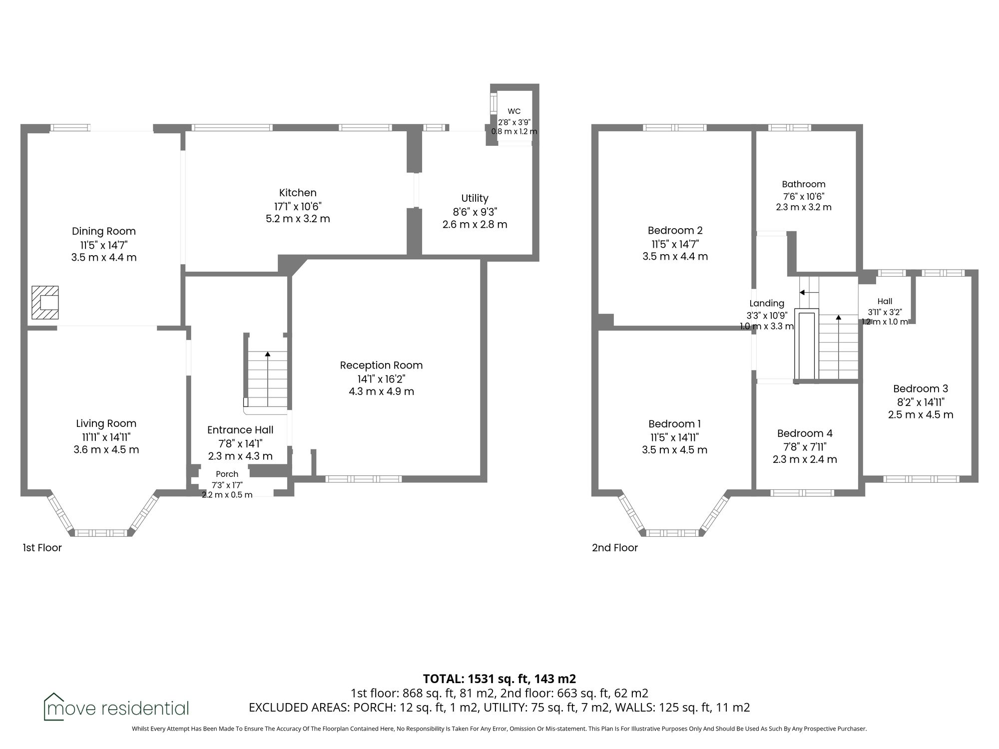 17 Lynton Green, Liverpool floorplan